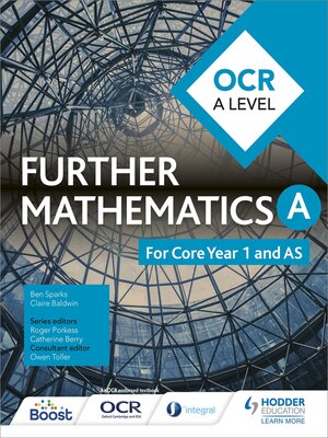cover image of OCR a Level Further Mathematics Year 1 (AS)
